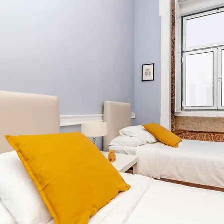 Sj2d Spacious & Cosy With Ac! Near To Augusta Arch In Baixa-chiado, Lis Downtown! Apartman *