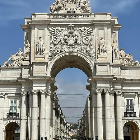 Sj2d Spacious & Cosy With Ac! Near To Augusta Arch In Baixa-chiado, Lis Downtown! Lägenhet